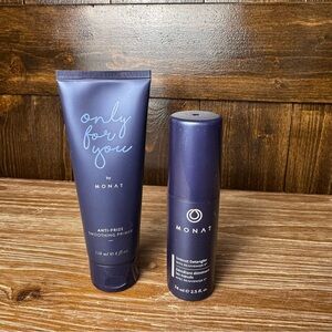 Lot Of 2 Only For You By Monat Anti Frizz Smoothing Primer & Unknot Detangler